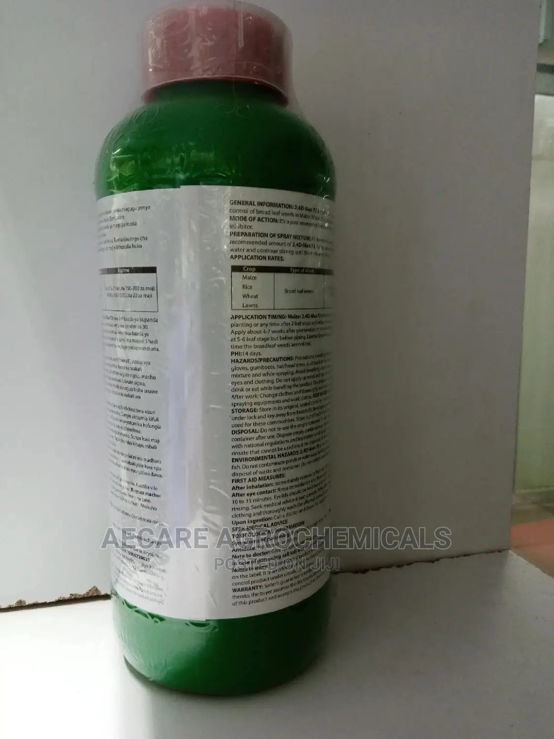 2,4 D Max 72 Selective Herbicide 1 Litre