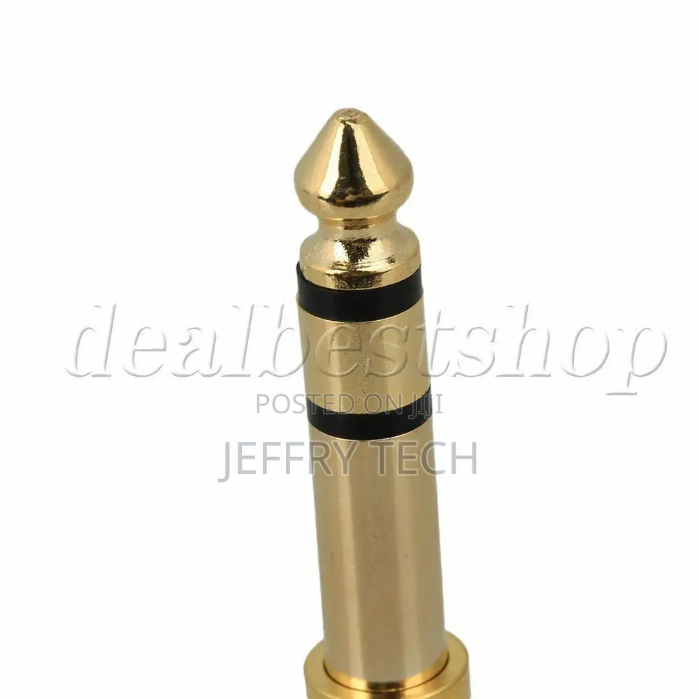 Stereo Audio Jack Adapter Plug 3.5mm Female to 6.5mm Male