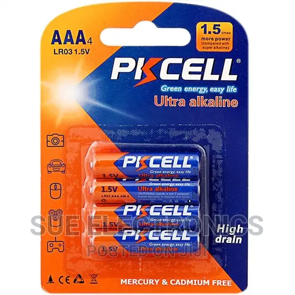 Pkcell Ultra Alkaline 1.5V AAA Battery