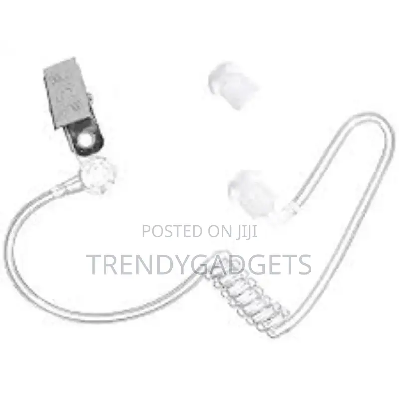 Fbi Plug Throat Mic Air Tube Covert Earpiece Headset