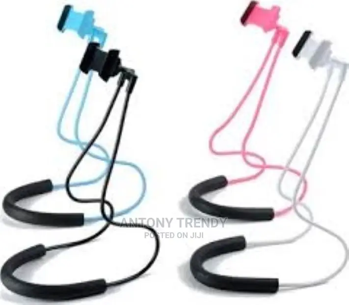 Colourful Lazy Neck Phone Holder Hanging Stand for iPhone Un