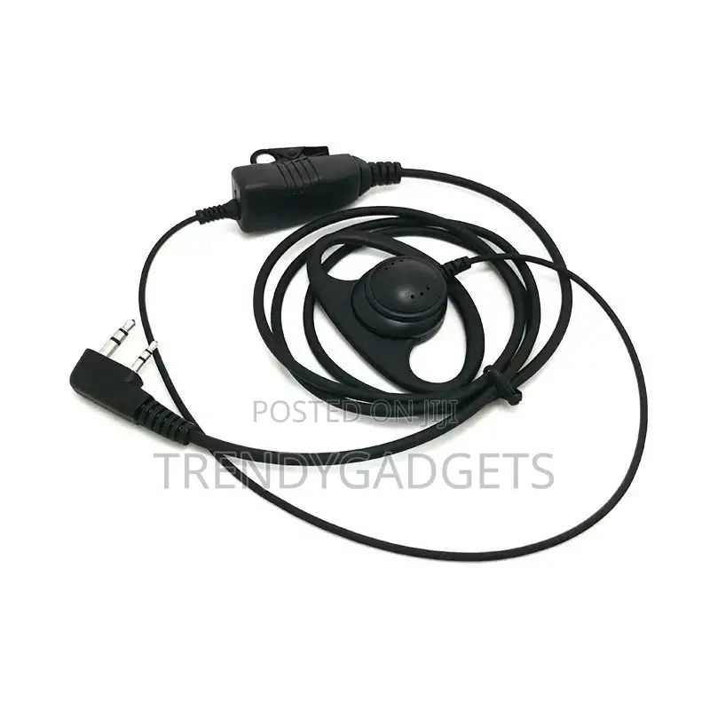 Fbi Style Headset Security Radio Outdoor Two Earplugs Clear