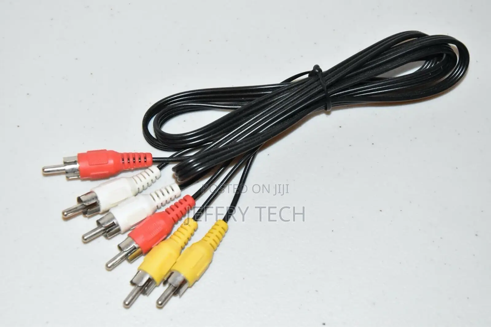 AV Composite Cable #2 - 3RCA Male to 3RCA Male - Length 1m -