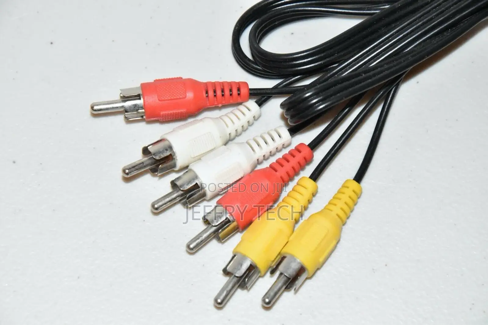 AV Composite Cable #2 - 3RCA Male to 3RCA Male - Length 1m -