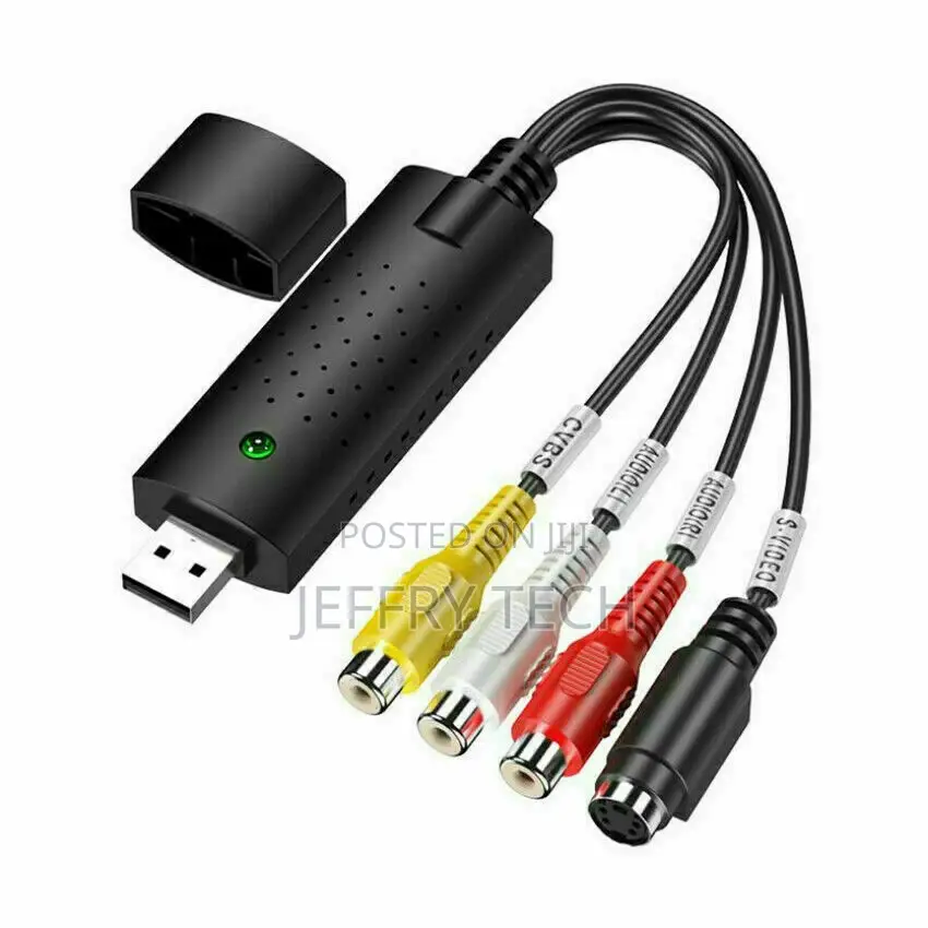 USB 2.0 Audio TV Video Vhs to PC DVD Vcr Converter Au Card C
