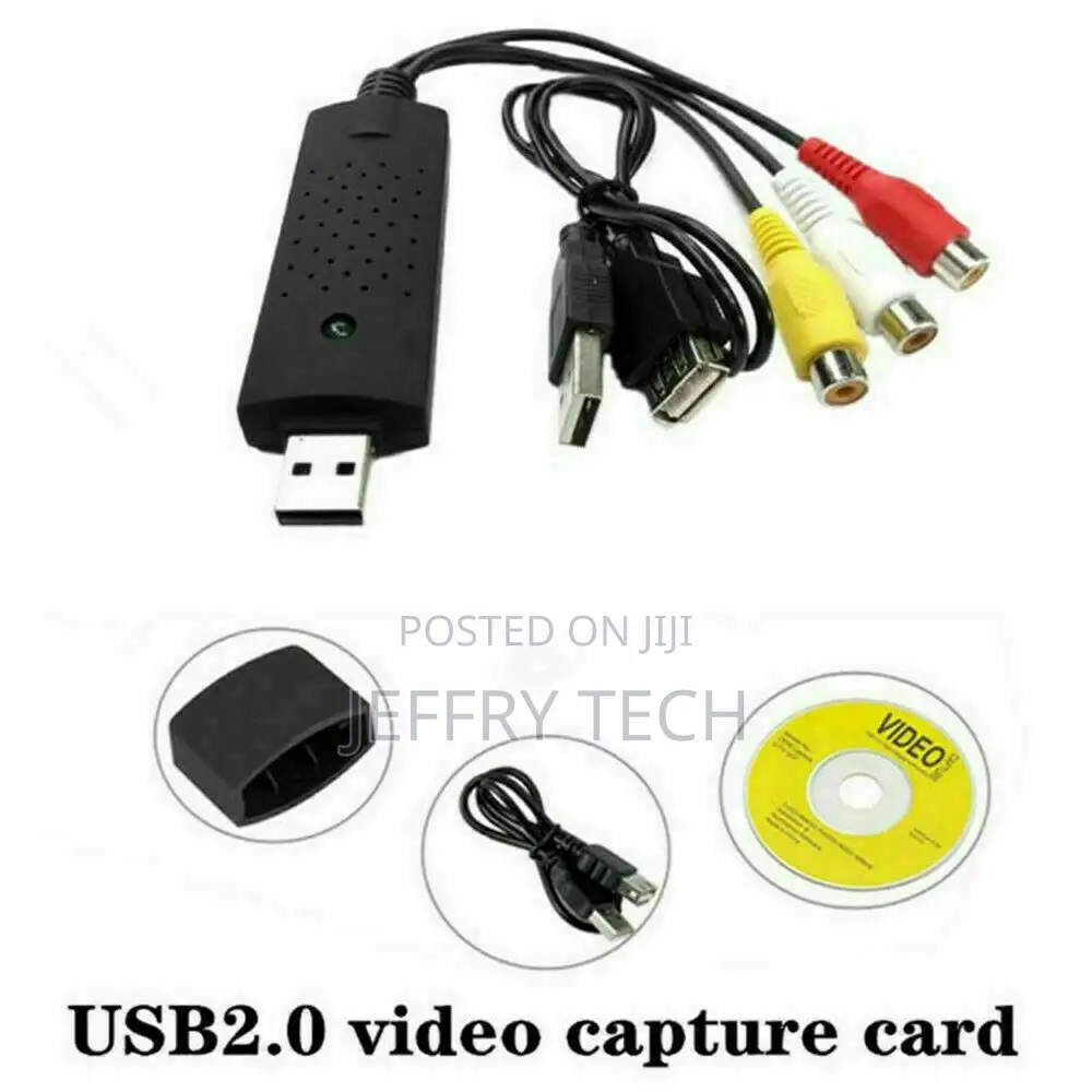 USB 2.0 Audio TV Video Vhs to PC DVD Vcr Converter Au Card C