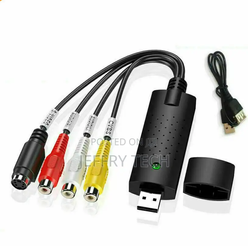 USB 2.0 Audio TV Video Vhs to PC DVD Vcr Converter Au Card C