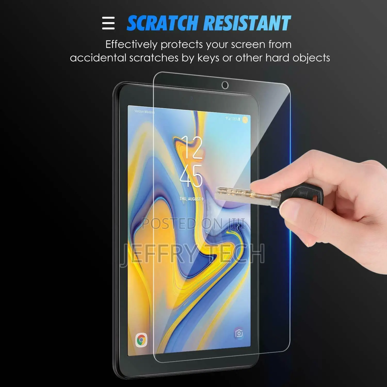 Tempered Glass HD Screen Protector for Samsung Tab A7 S6 Lit