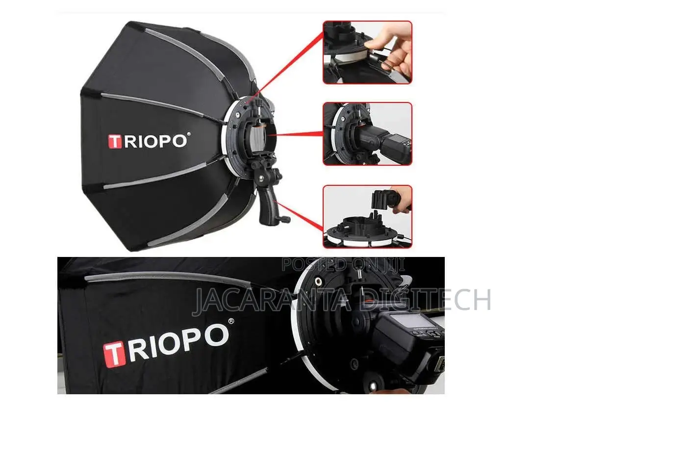 Triopo Ks65 65cm Flash Speedlite Octagon Soft Box Diffusers