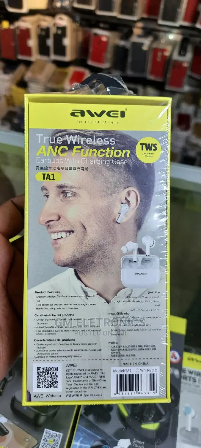 Awei Ta1 | Active Noise Cancelling Bluetooth Earbud