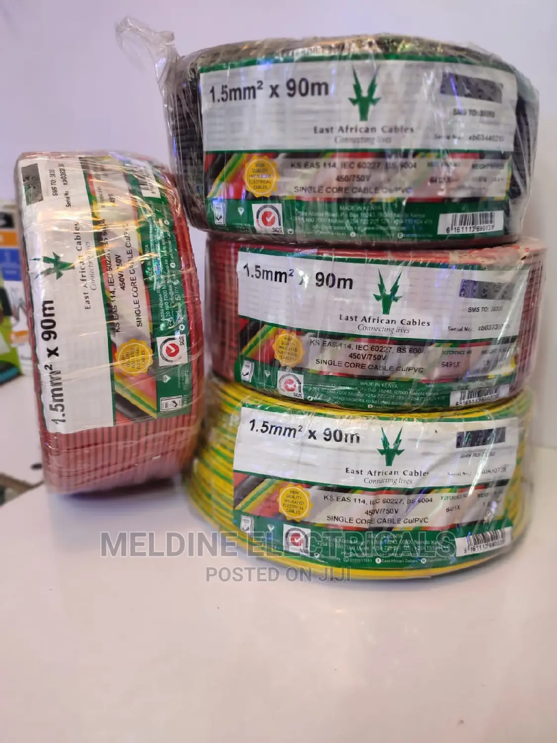 East Africa Cable 1.5mm Single Core Cable