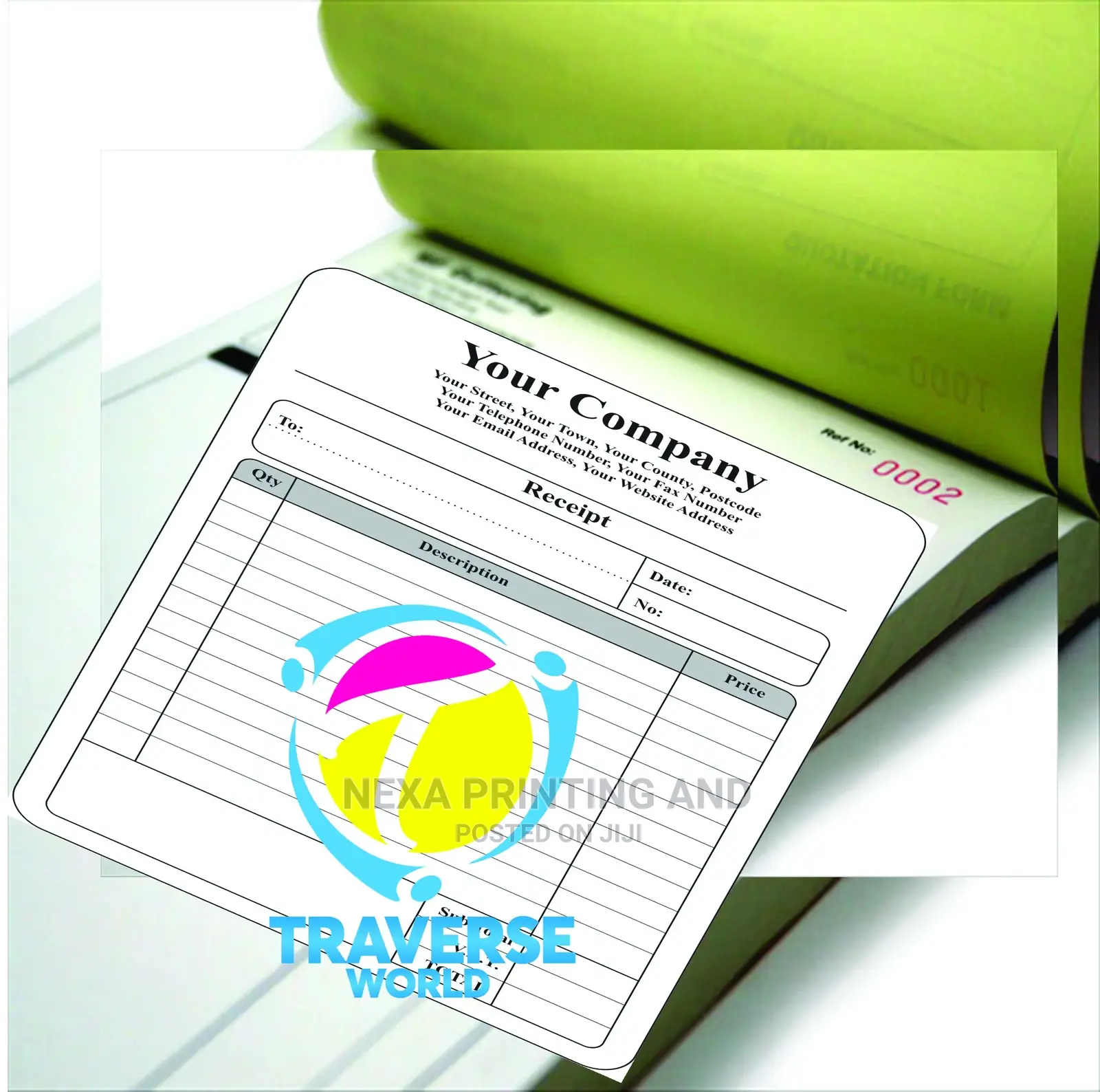 Custom Receipt Books/Invoices/Delivery/Quotation