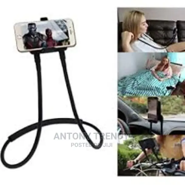 Phone Neck Holder, Gooseneck Lazy Neck Phone Mount to Free