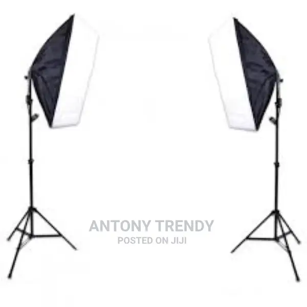 Softbox Lighting Kit Photography Studio Light 2x50x70cm