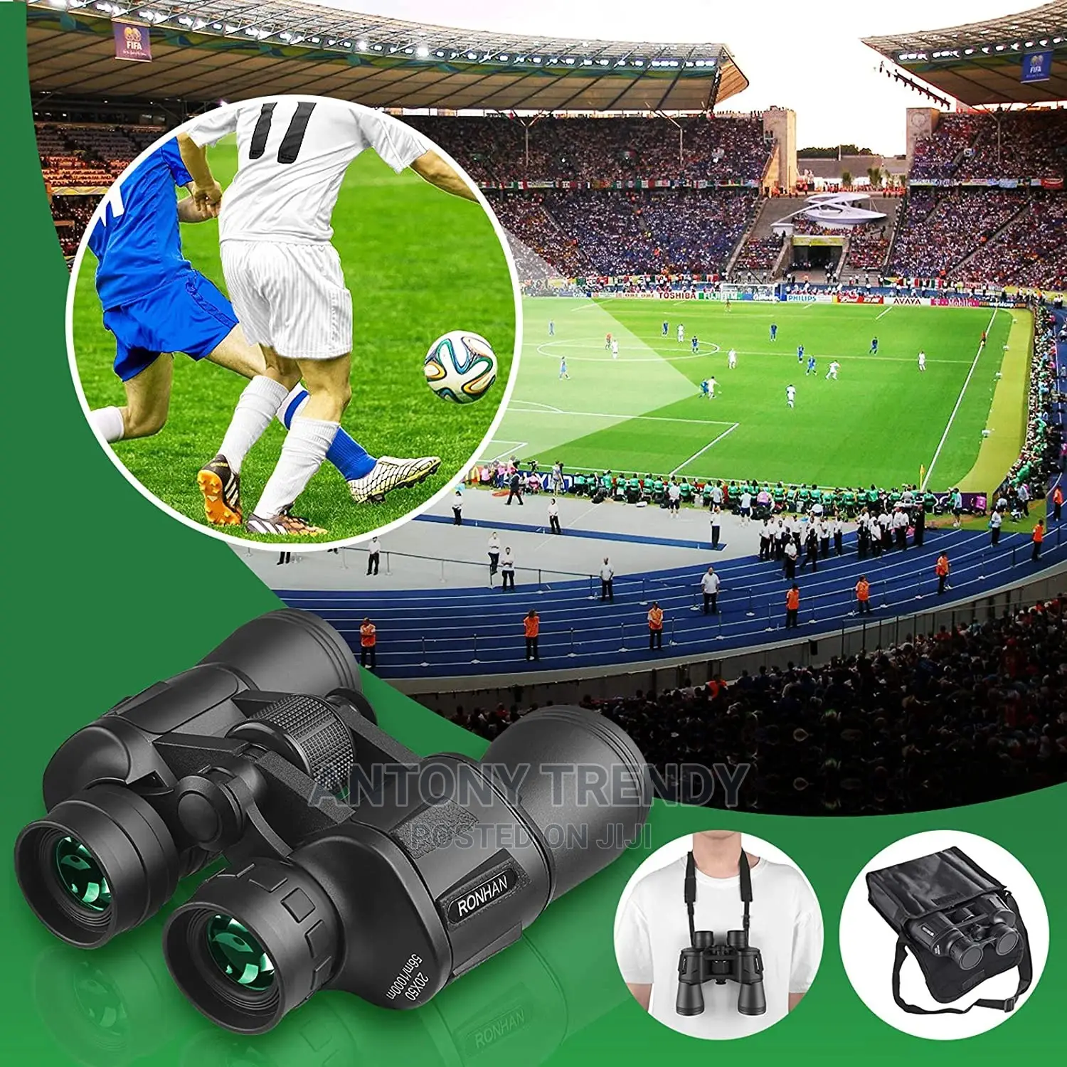 Trendy Traders Traders Comet 20×50 Wide Angle Binocular