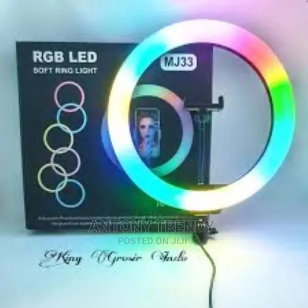 Colourfulled Ring Light Rgb Colorful Dimmable USB Ring Light