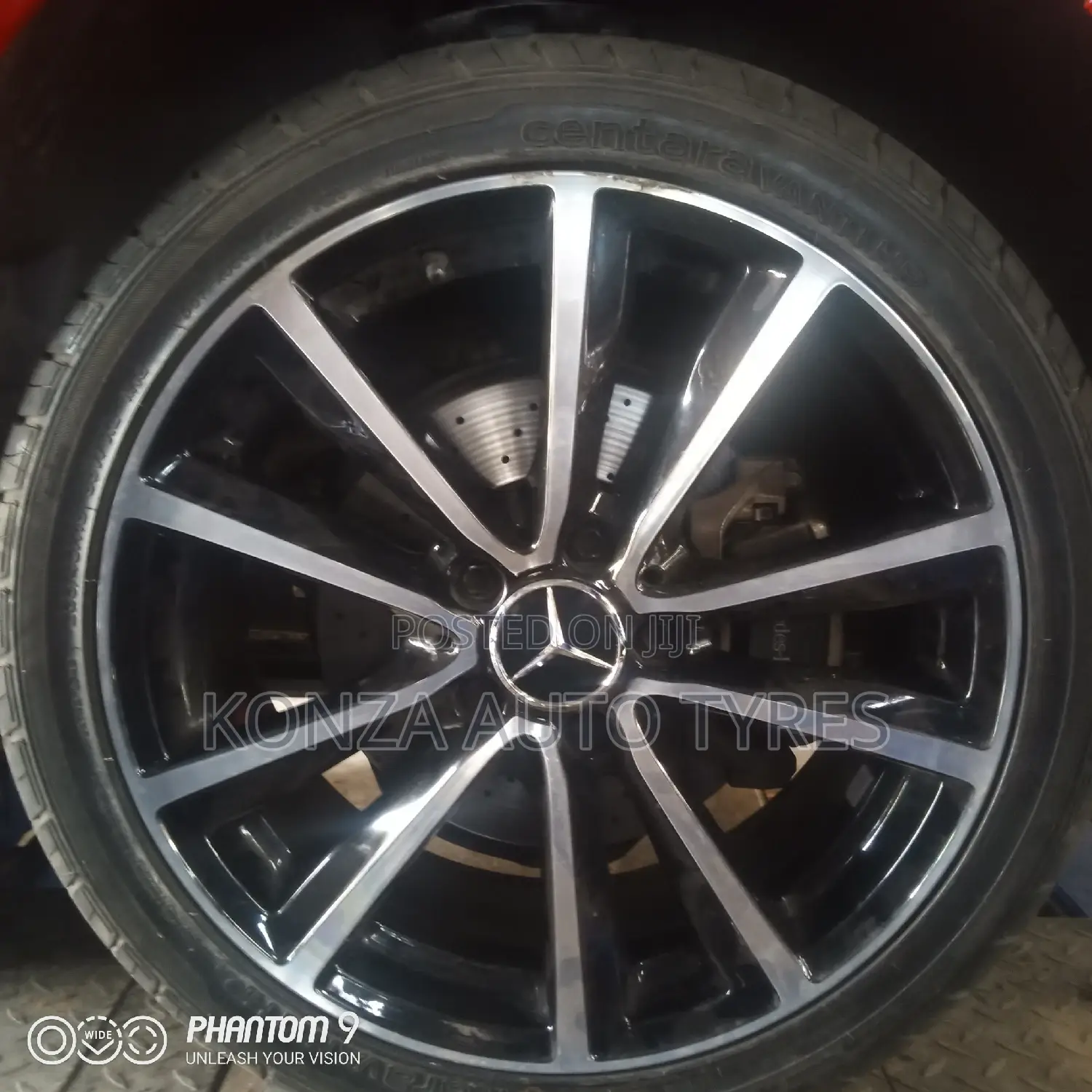 A Set Mercedes Benz Sport Rims Size 18 With Tyres
