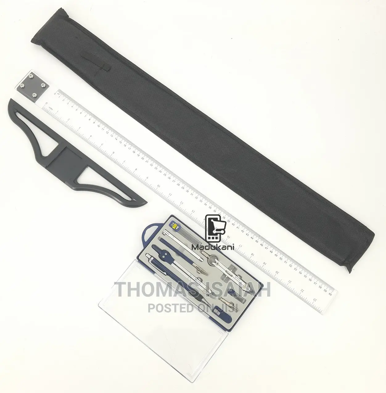 Technical Drawing Set and 60cm 24 Inch T Square