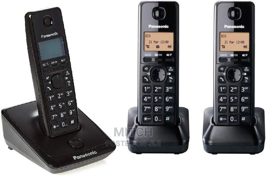 Panasonic Digital Cordless Phone With 3 Headstes Kxtg2713
