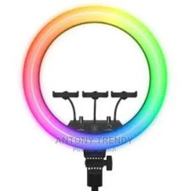 Generic 13inch RGB Ring Light Atmosphere Light Tripod Live
