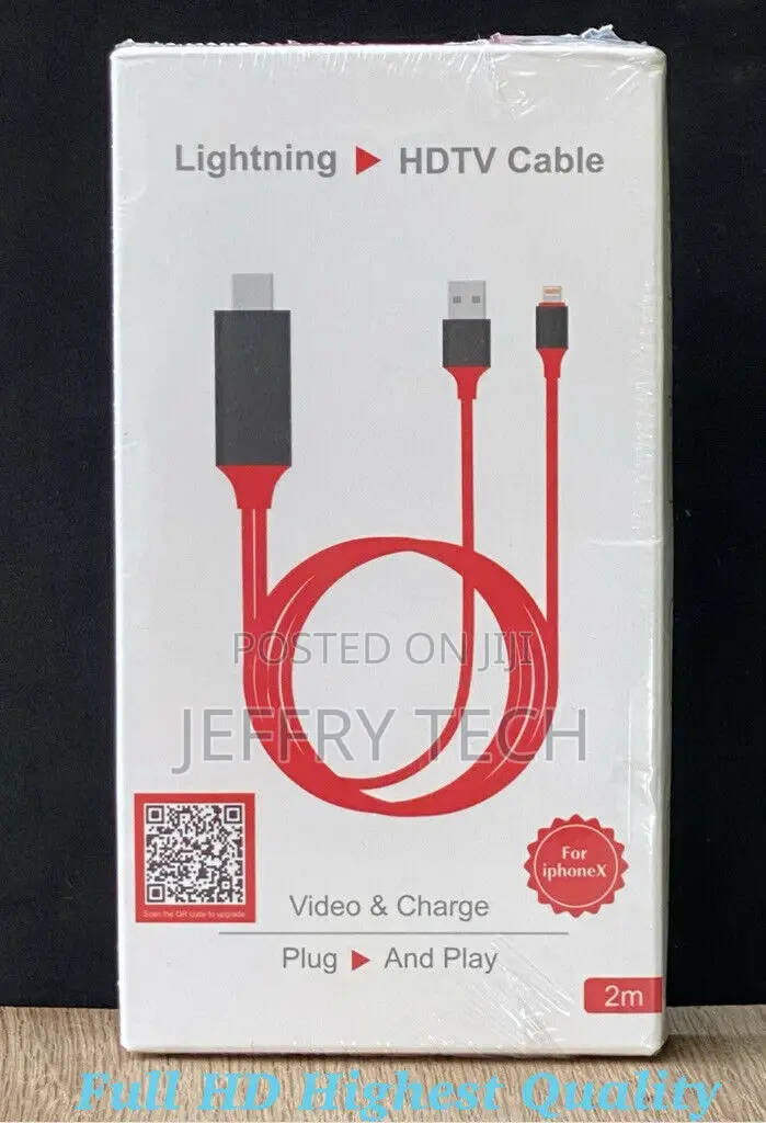 2M Lightning￼ to HDMI HDTV AV Cable Adapter for iPad iPhone