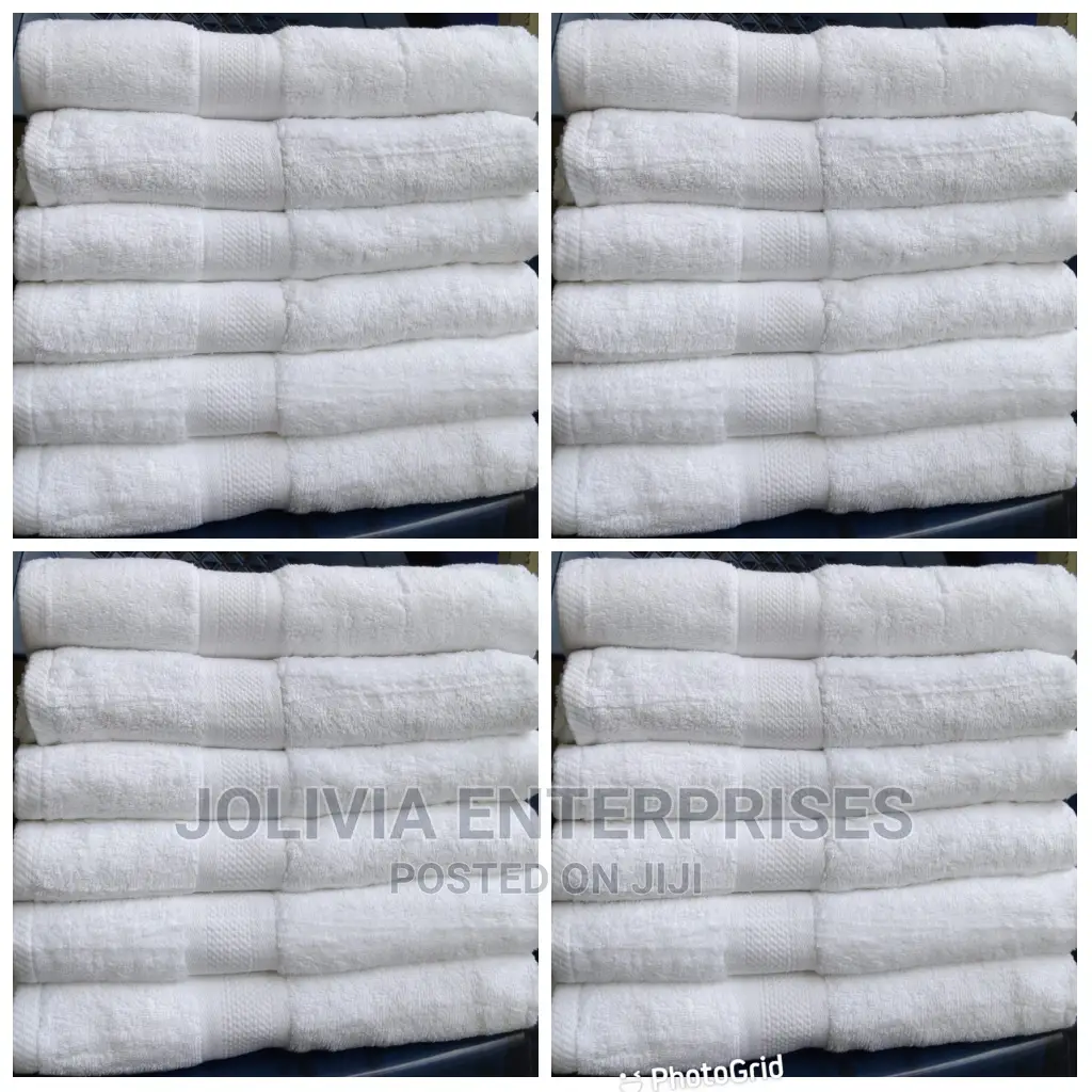 Towels - White Cotton