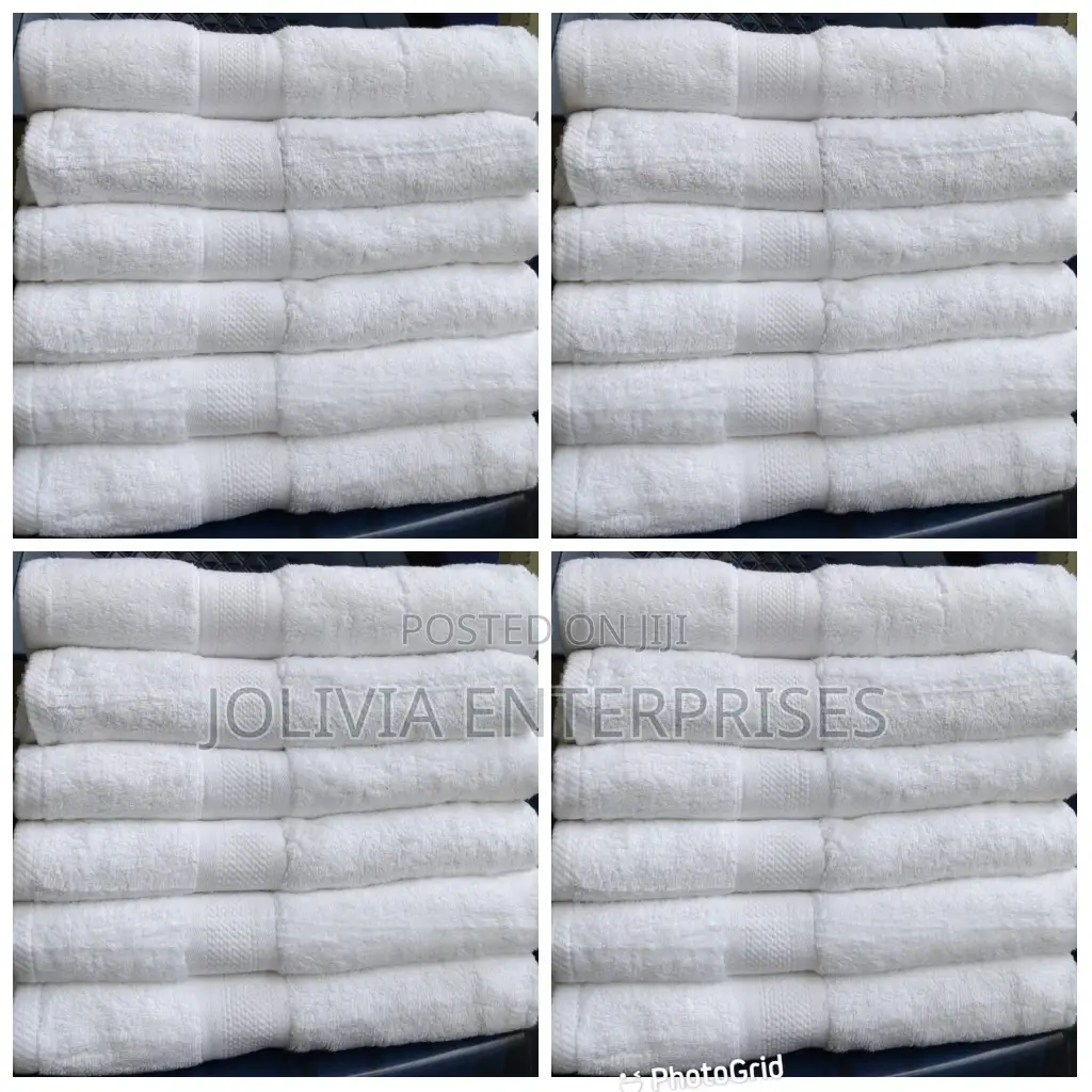 Towels - White Cotton