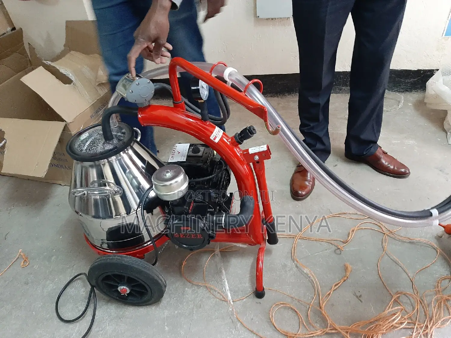 Sezer Single and Double Bucket Milking Machine