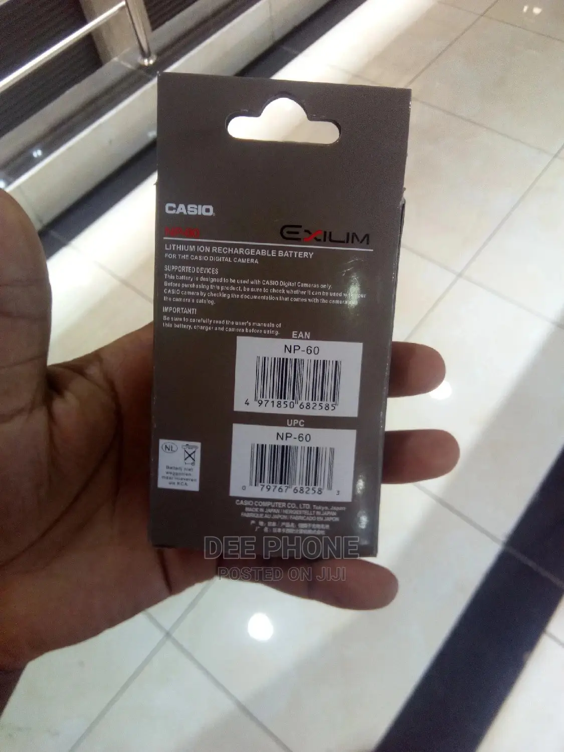 Casio NP -60 Camera Battery