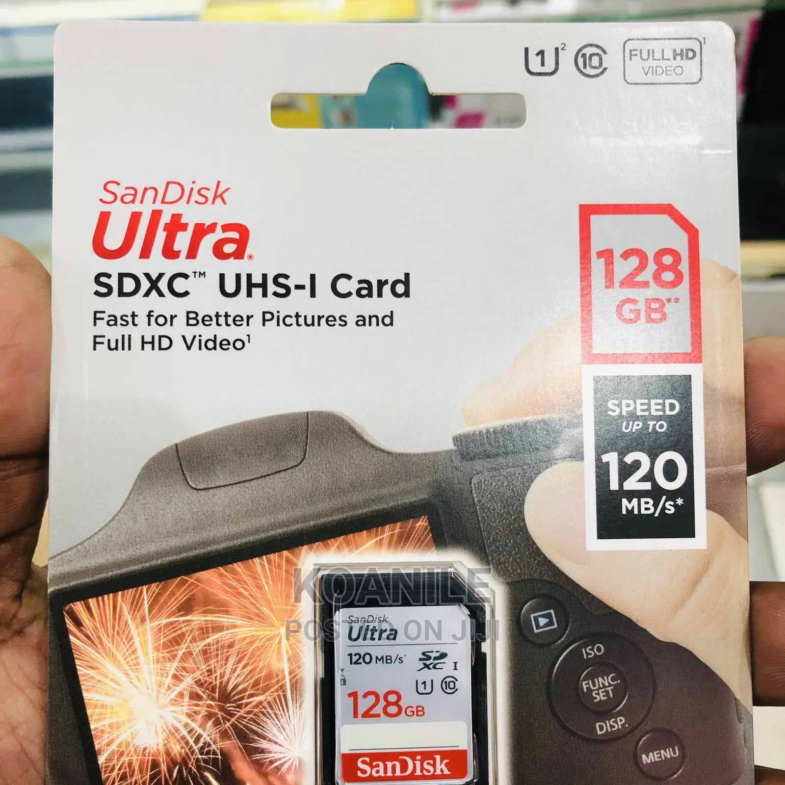 Sandisk Ultra 128gb Camera Memory Card SDXC Uhs-I Card