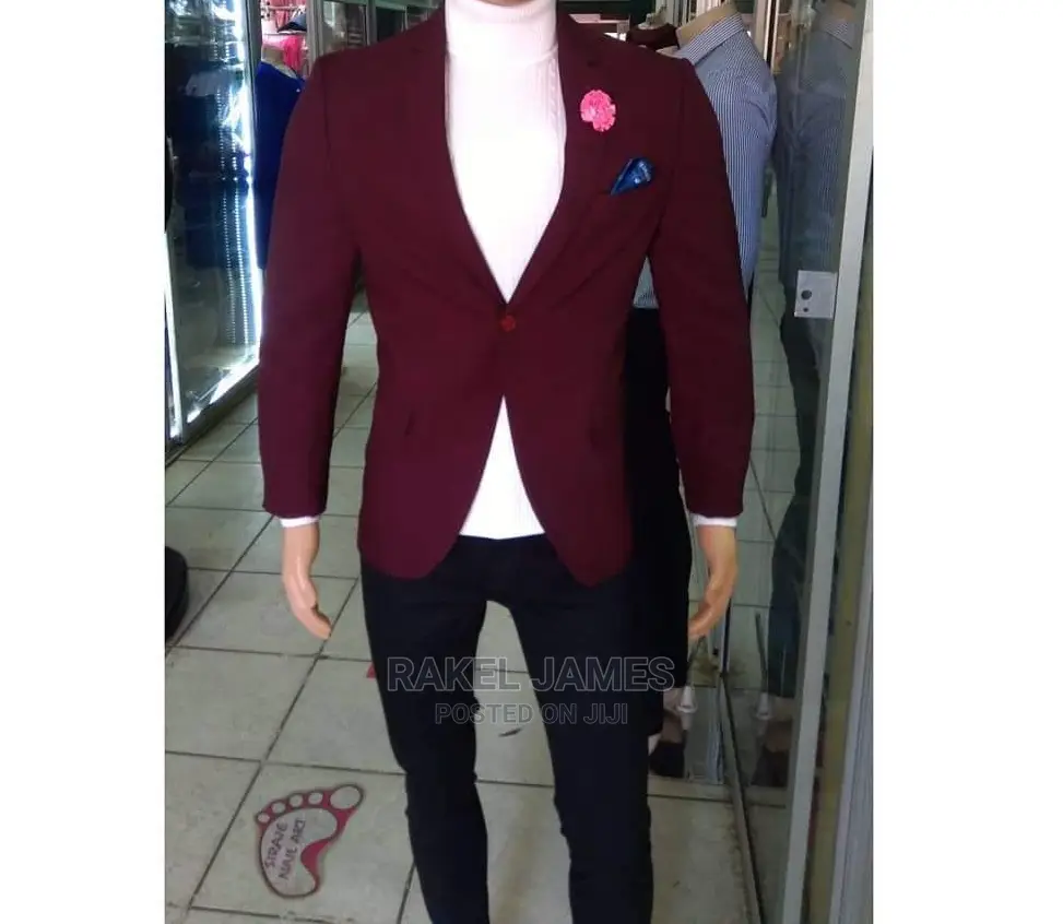 Maroon Men Blazer