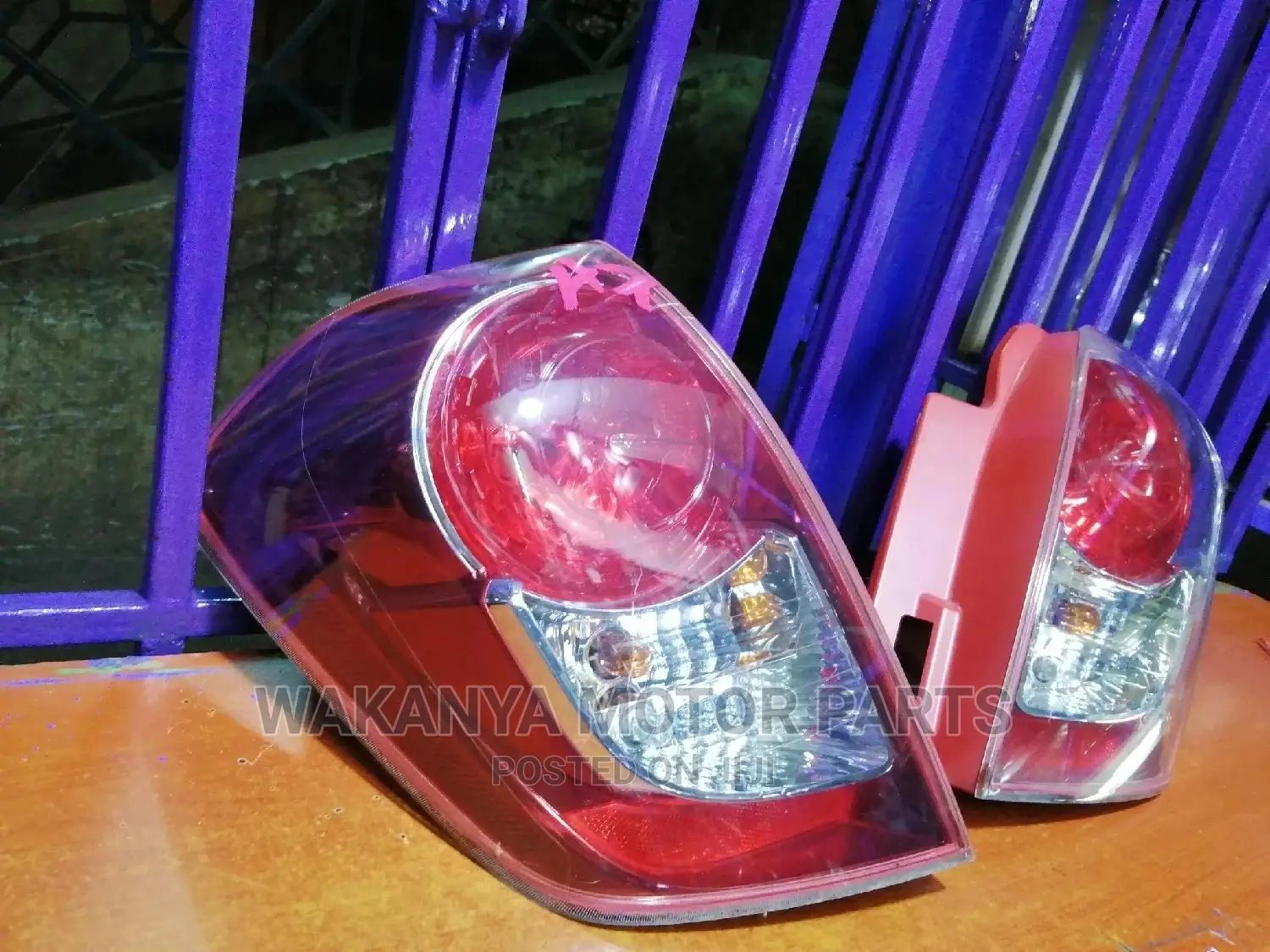 Toyota Ractis 2008/2010 Rear Lamps, Ex Japan Original Parts
