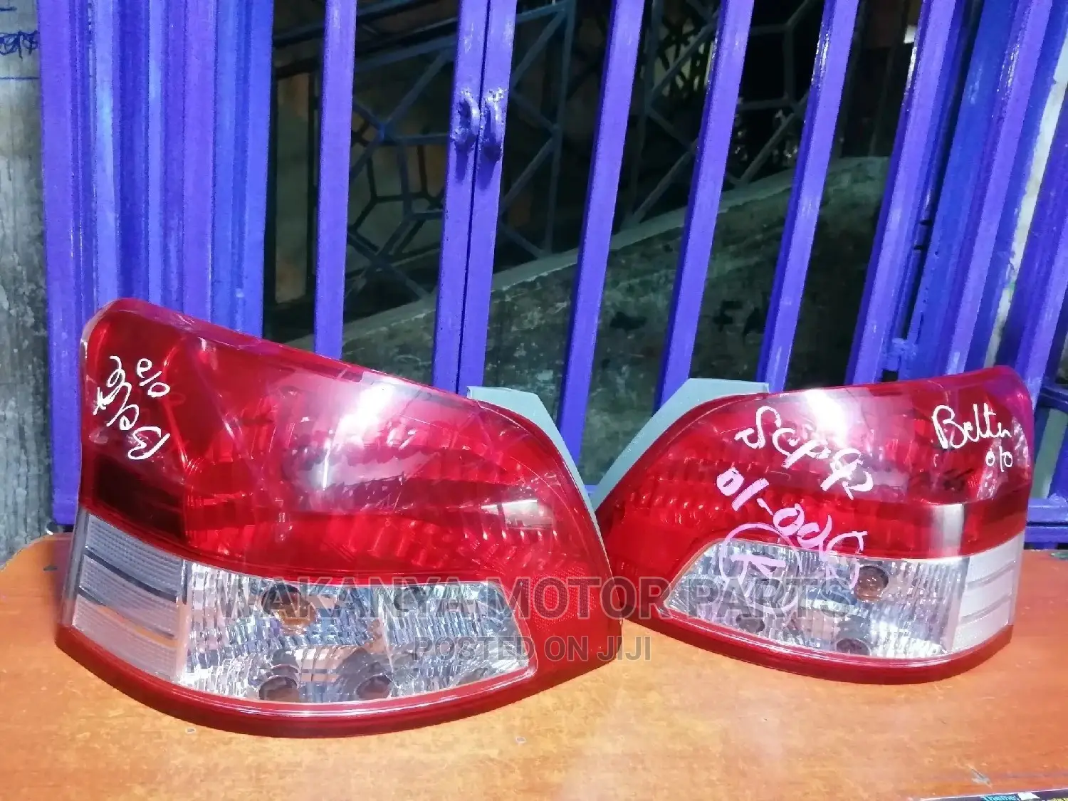 Toyota Belta Rear Lamps, Ex Japan Original Parts