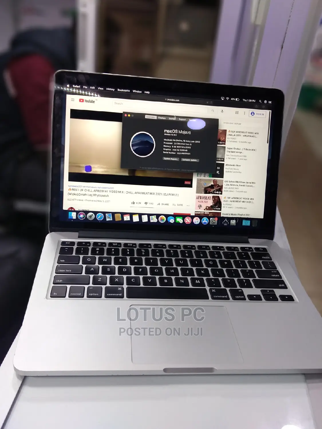 Laptop Apple MacBook Pro 2015 8GB Intel Core I5 SSD 256GB
