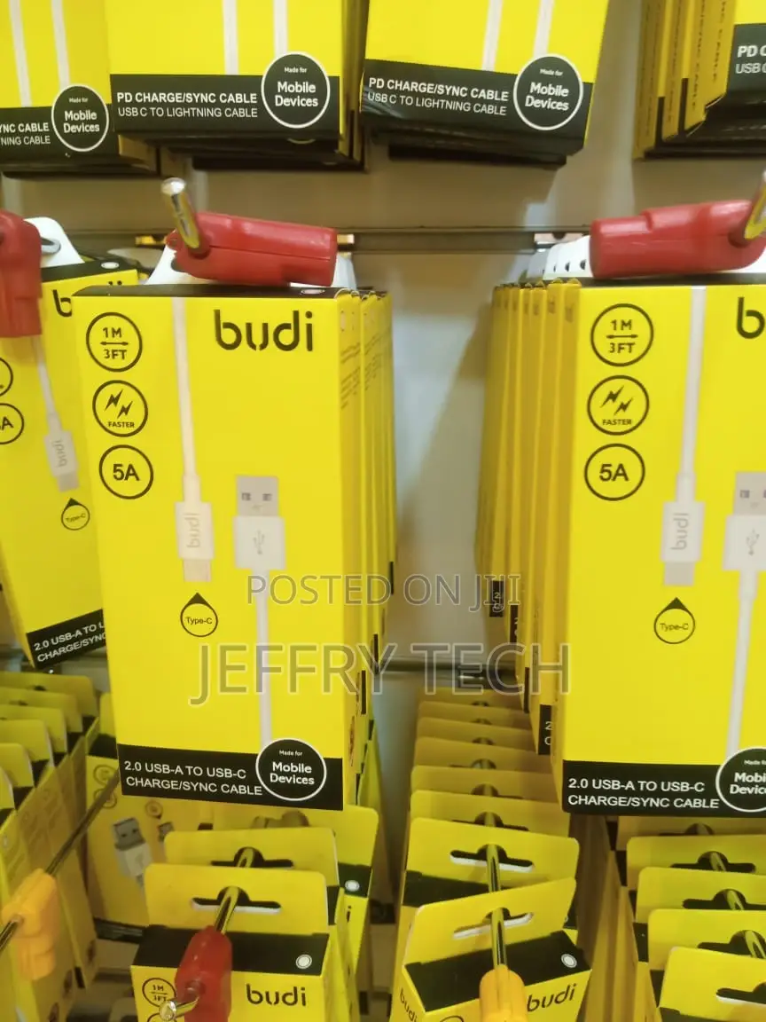 Budi 5A Usb-A to Type-C Cable (1 Meter)