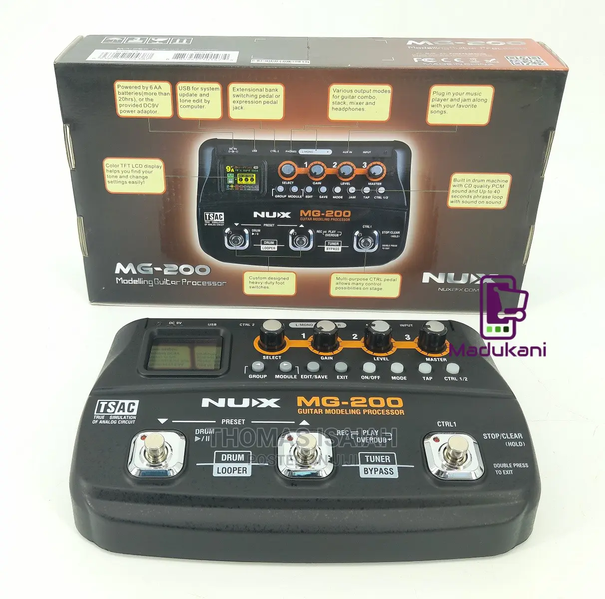 NUX MG-200 Guitar Modelling Processor Guitar Effects