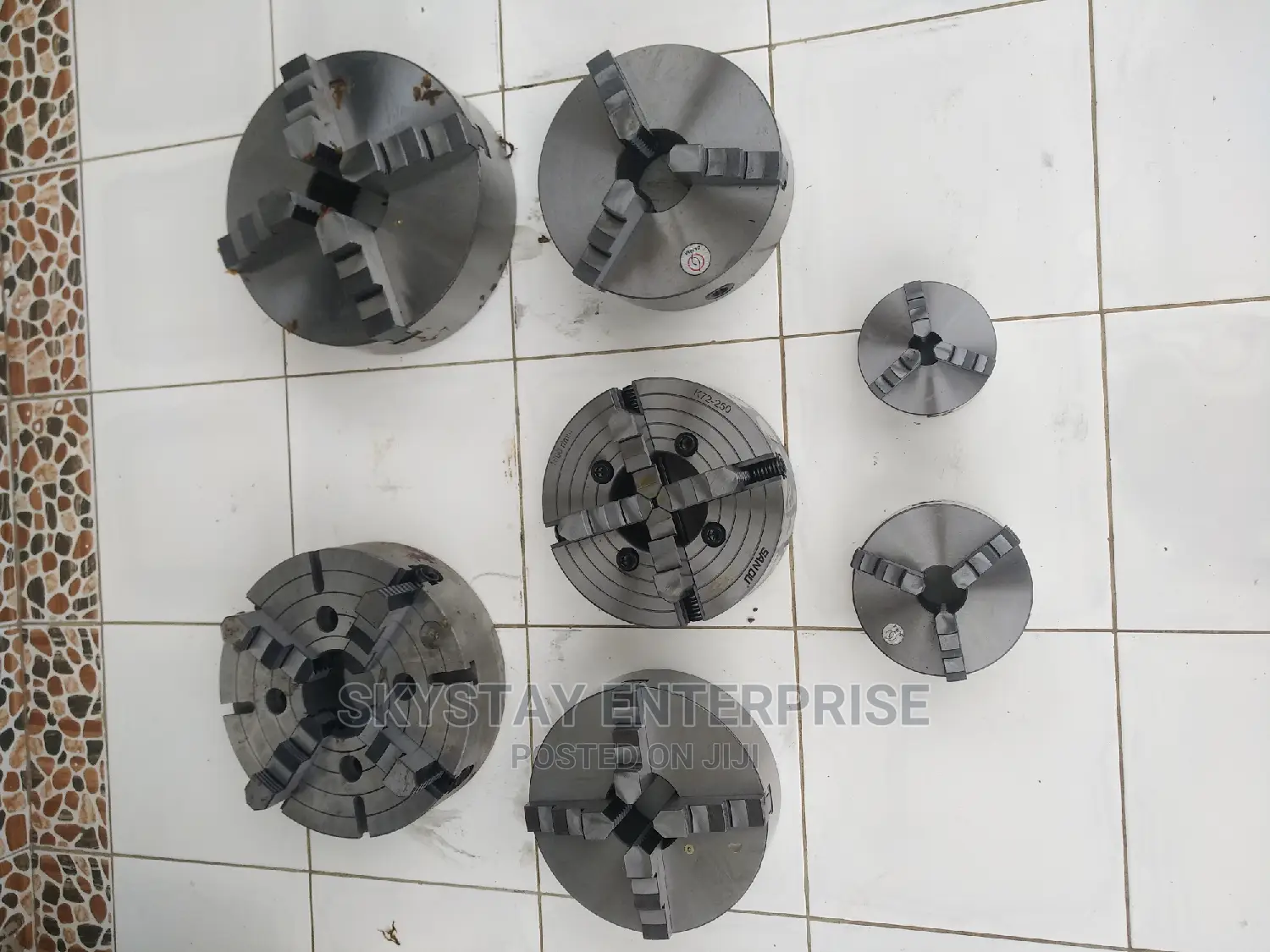 Lathe Chucks Sizes 3/4/5/6/8/10/12 Inches