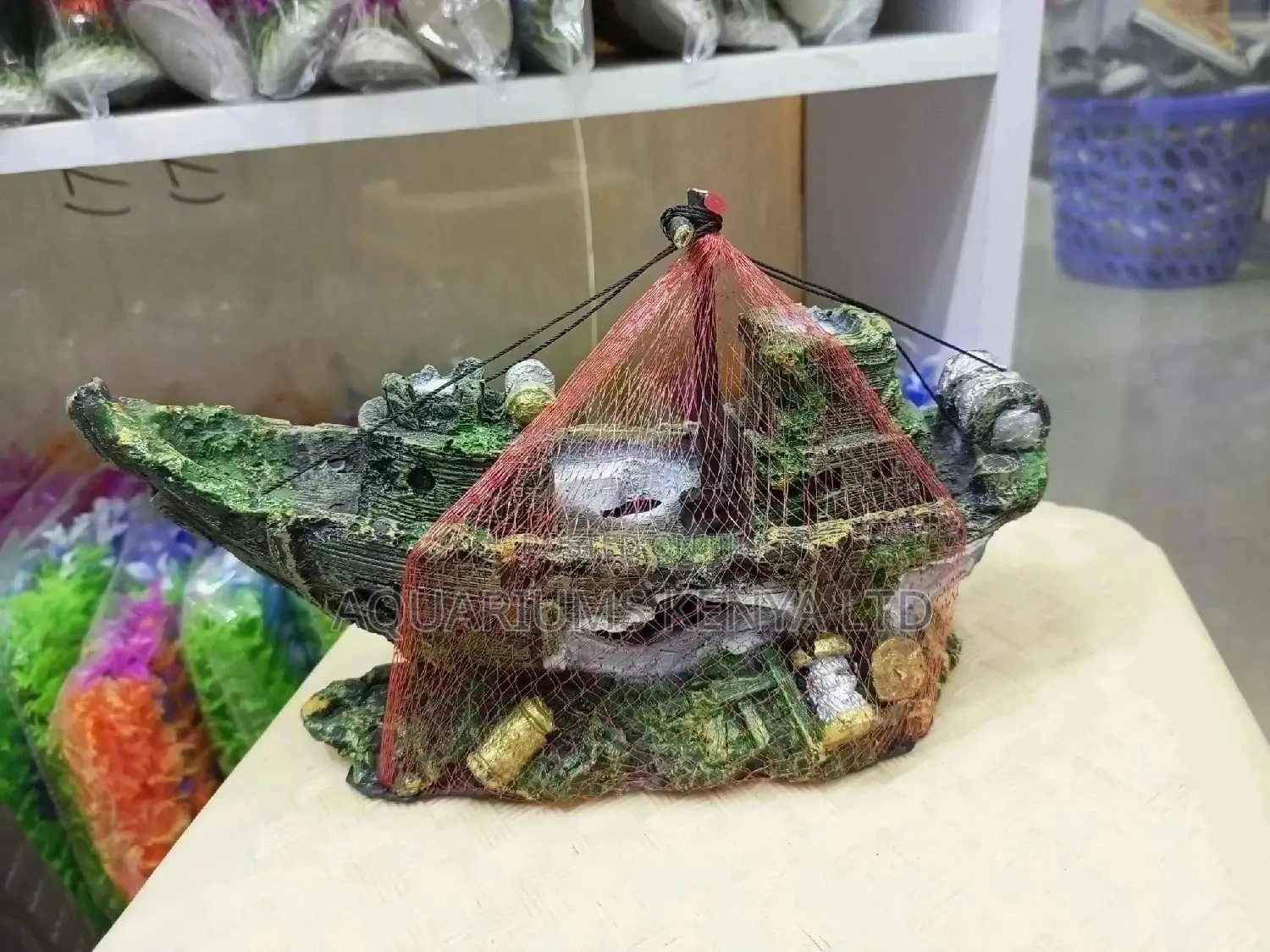 Wrecked Ship for Aquarium Beauty, Aquarium Accessories