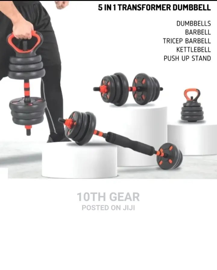 20kg Kettlebell and Dumbbell/Barbell Set