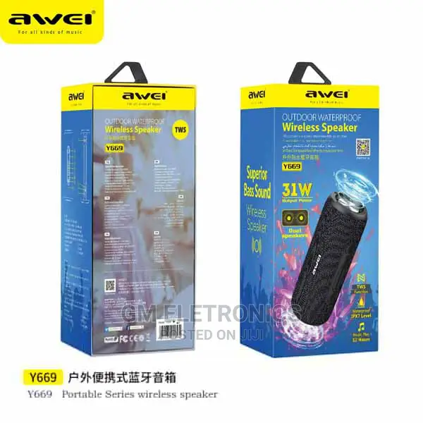 Awei Y669 Portable Bluetooth Speaker.