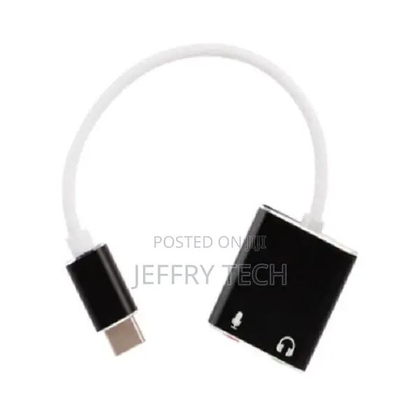 Headphone and Charger 2 in 1 USB Type C to 3.5mm Aux Audio C