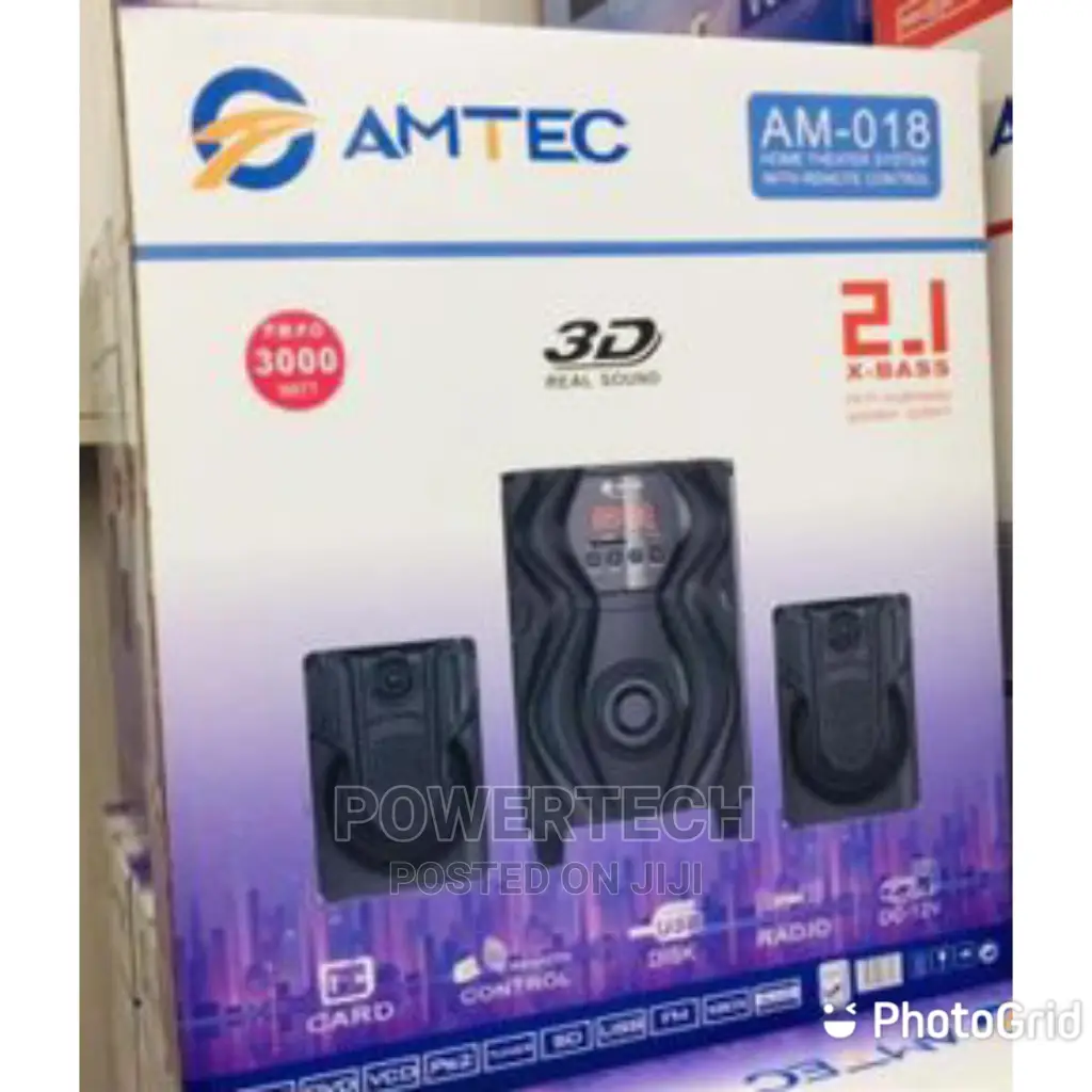 2.1 Channel Amtec Am 018 Subwoofer Sound System