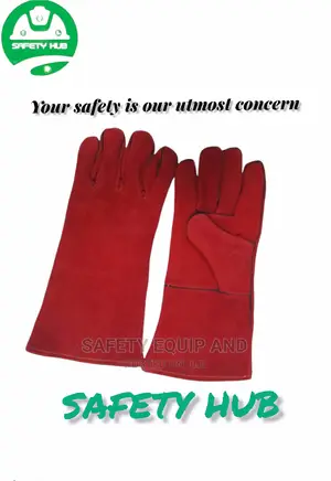 Red PVC Gloves