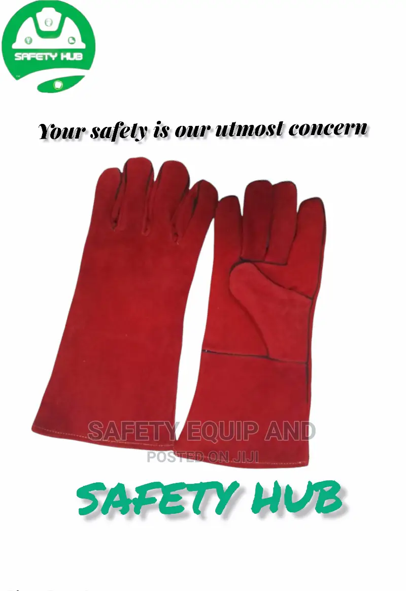 Red PVC Gloves