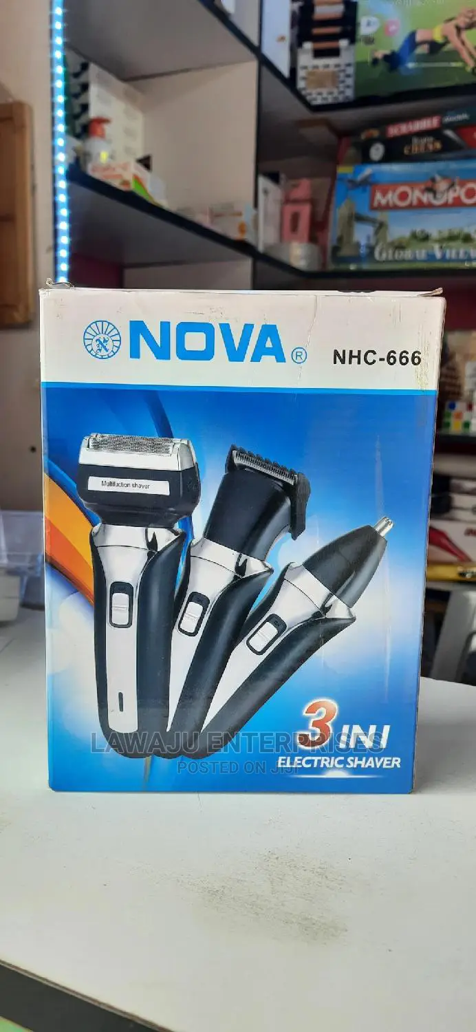 Nova 3in1 Electric Shaver NHC - 666