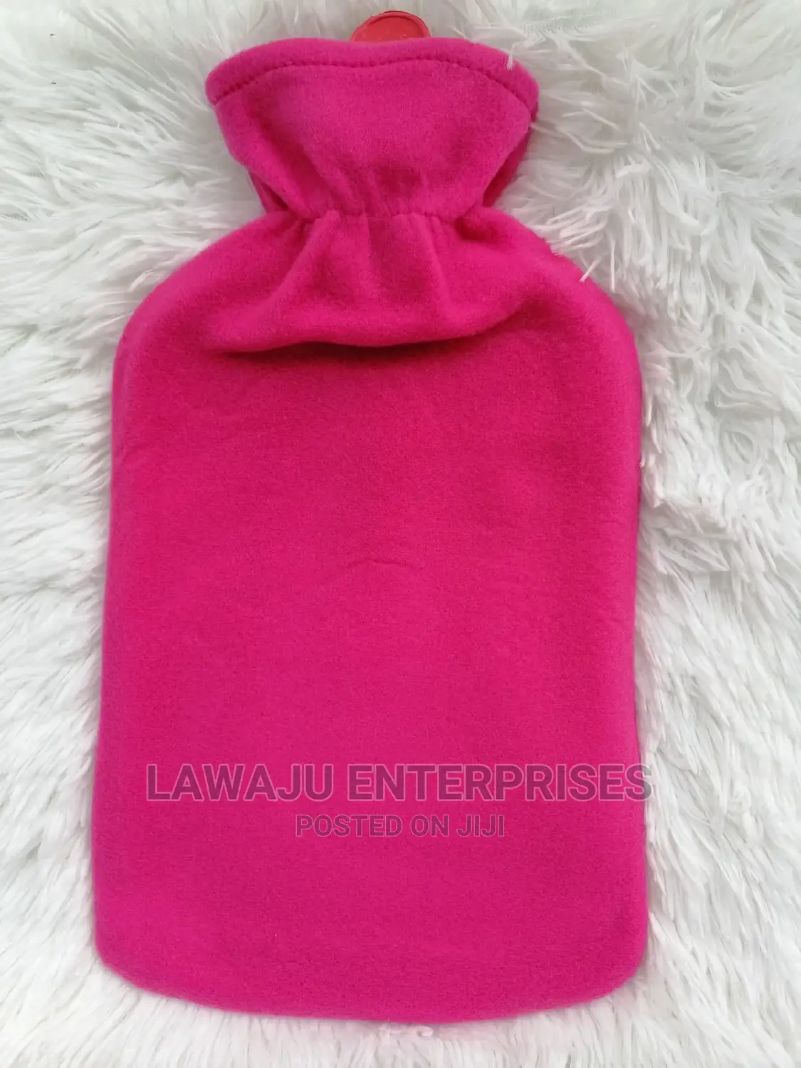 Hot Water Bottle With Fleece Cover