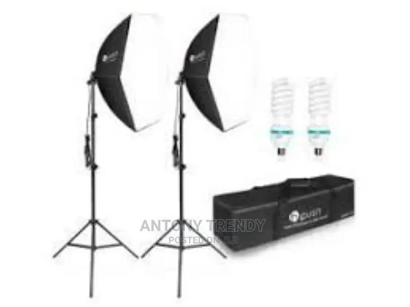 150W Photography Studio Softbox Continuous Lighting + 2m Lig