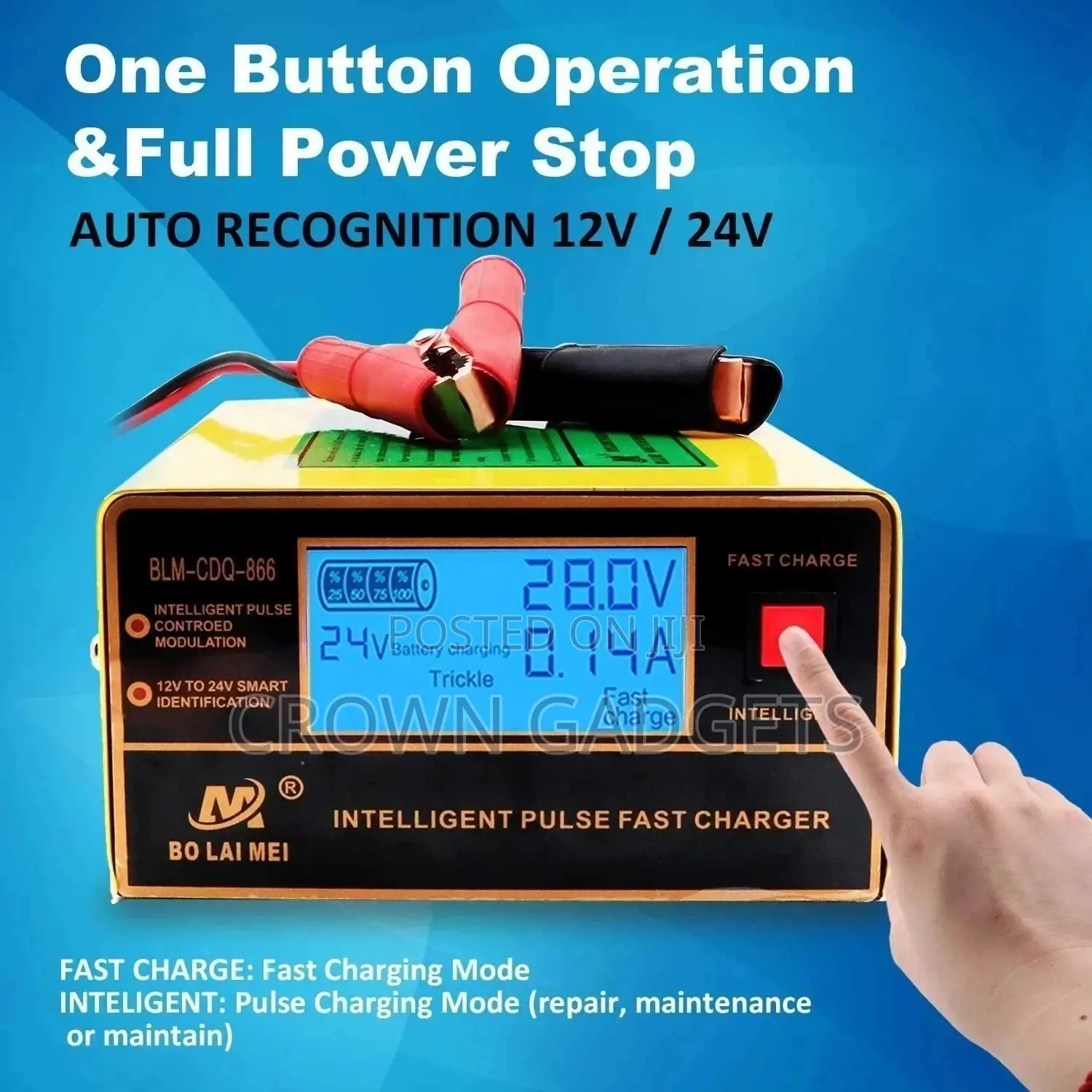 Super Fast BATTERY CHARGER Blm 168