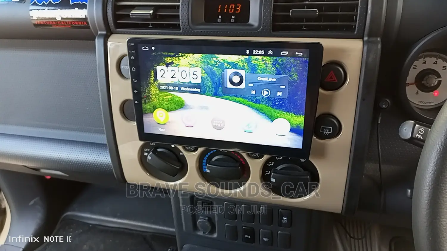 Toyota FJ Cruiser Android Tablet Radio