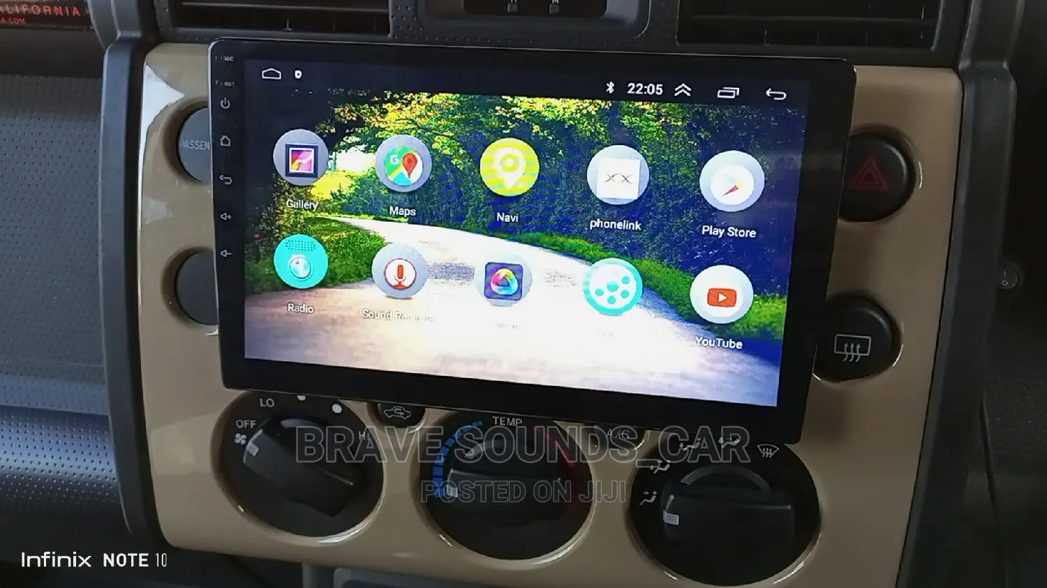 Toyota FJ Cruiser Android Tablet Radio